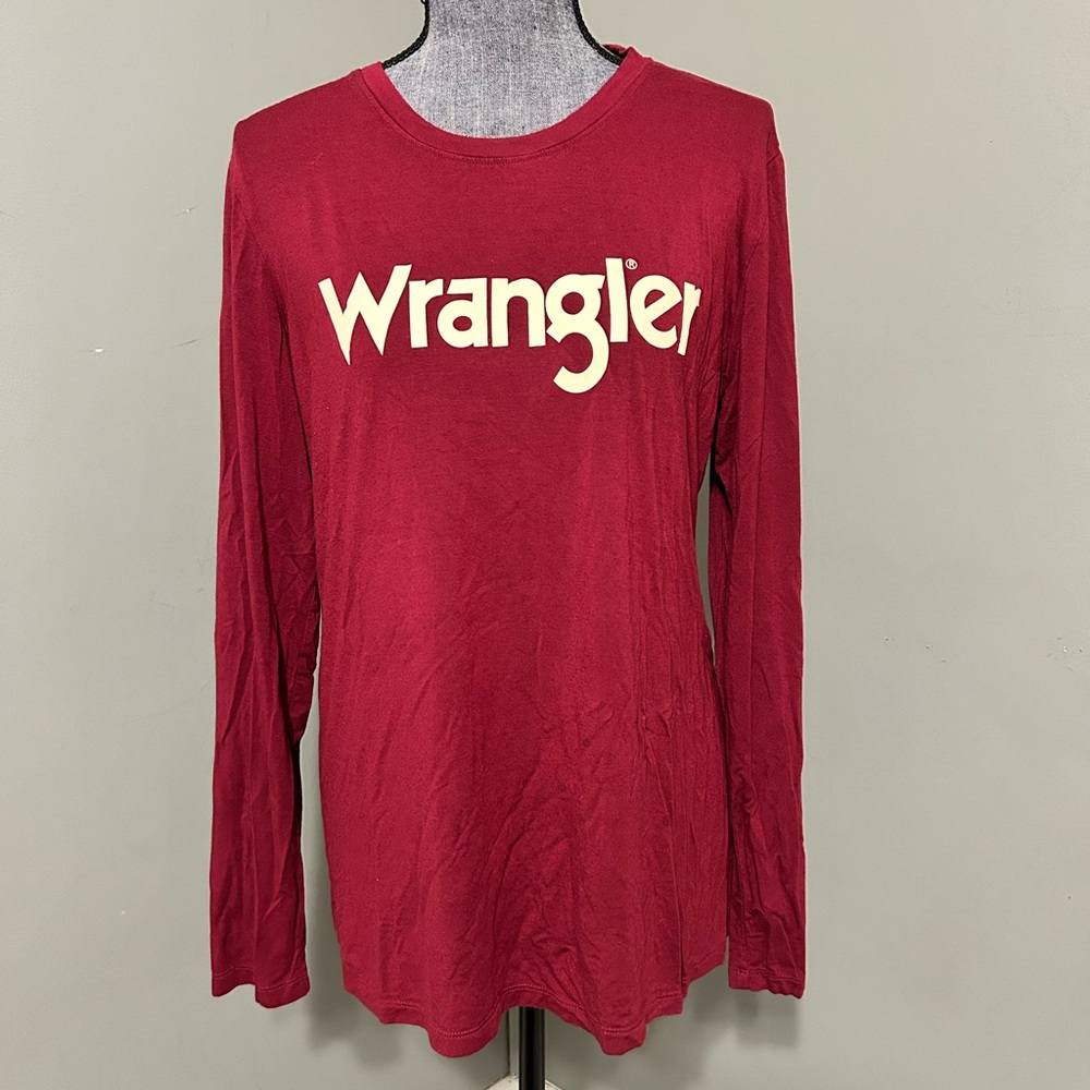 Wrangler Long Sleeve Tee Shirt Size L